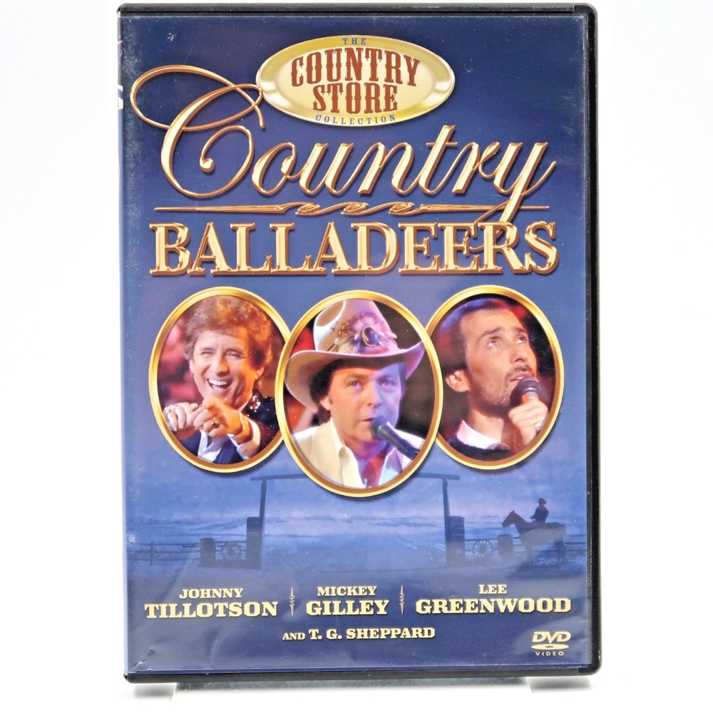Country Balladeers DVD 2010 Mickey Gilley Lee Greenwood TG Sheppard Tillotson